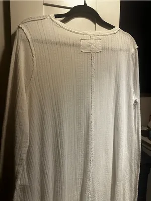 NWT FREE PEOPLE Tate Pointelle Tunic- Ivory Combo $78 MSRP thumbnail 11