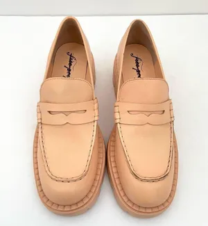 Free People Lyra Chunky Lug Sole Leather Loafer Women’s 38.5 (US 8) thumbnail 8