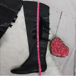 House of Harlow 1960 39.5 knee fringes boots thumbnail 13