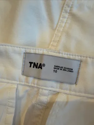 Aritzia TNA white cargo mini skirt thumbnail 4