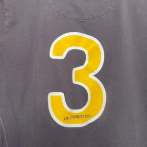 La‎ Martina Women T-Shirt Small Black Polo World Cup IX Miami Beach Graphic Tee thumbnail 7