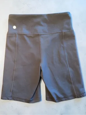 Zella High Waisted Biker Shorts Black XS Athletic Workout thumbnail 2