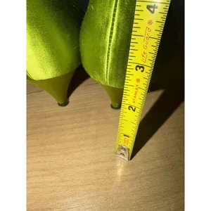 Christian‎ Louboutin Satin Open Toe Red Sole Pump Sz 40 thumbnail 4