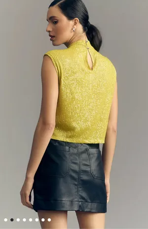 Anthropologie Sequin Top  thumbnail 3