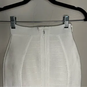 NWT House of CB Bandage Sorcha White‎ Pencil Skirt thumbnail 8