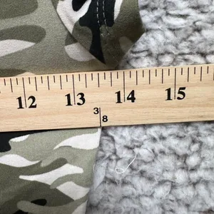 NEW Almost Famous Women's S Green Camo Print‎ Top thumbnail 5