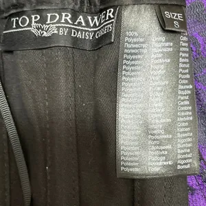 Top Drawer by Daisy Corsets Purple Black Strapless Floral Bustier Corset Top S thumbnail 4