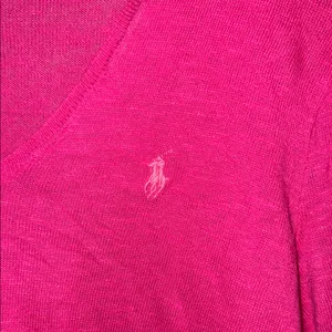 Ralph Lauren Sport Vibrant Pink Knit V Neck Sweater thumbnail 3
