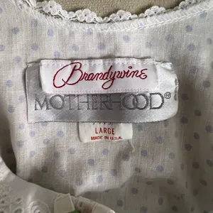 🌸 Vintage Brandywine Motherhood Nightgown – Made in USA – Size Large 🌸 thumbnail 4