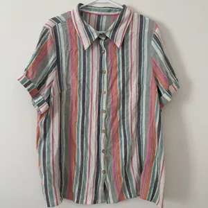 SHEIN Striped‎ Button Front Summer Women’s 2XL thumbnail 3