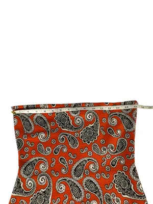 Urban Outfitters Kristy Tube Dress M Red Paisley Strapless Mini Y2K Bodycon thumbnail 7