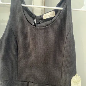 NWT Altar'd‎ State Dress Black Lace Up Back Size M Fit And Flare Skater Cocktail thumbnail 3