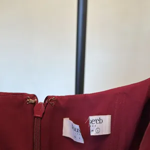 HOUSE OF CB 'Nera' Wine red Satin Draped Corset‎ Dress /Size L NWOT thumbnail 5