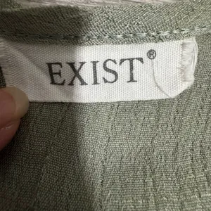 Exist Womens Maxi Dress S Sage Green‎ Textured Layered Asymmetrical Cottagecore thumbnail 11