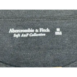 Abercrombie & Fitch Soft AF Black Cotton Crew Neck Short Sleeve Bodysuit Size M thumbnail 3