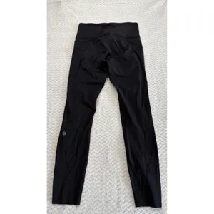 Lululemon Fast and Free High-Rise Tight 25 Nulux Black Running Leggings Size 6 thumbnail 4