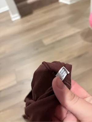 OFFLINE by Aerie High Rise Ruched Flare Leggings Brown Burgundy XS thumbnail 6