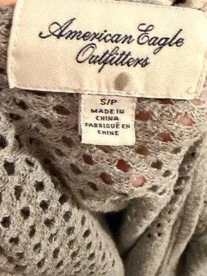 American Eagle Cotton Cardigan Sweater thumbnail 4