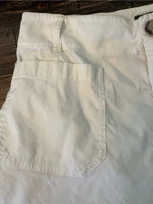 Anthropologie Maeve Colette Pants Womens 29 White Wide Leg Cropped thumbnail 5