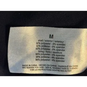 Anne Klein Sport Navy Athletic Skort Medium Pull On Stretch Built In Shorts thumbnail 6