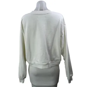SoulCycle Perry Cream Indoor Cycling Community Long Sleeve Cropped Sweatshirt XL thumbnail 3