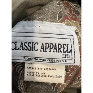 Classic Apparel‎ Vintage Layered Tunic Jacket Eclectic Grandpa Boho Earthy Sz 12 thumbnail 5