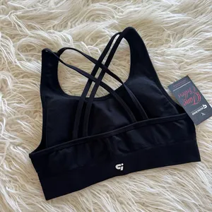 IronGrind Reborn Double Crossover Sports Bra Jet Black Size Small thumbnail 6