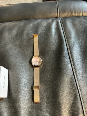Nine West Women's Quartz Rose Gold-Tone Stainless Steel Mesh Band and Flower‎ Watch, 35mm thumbnail 11