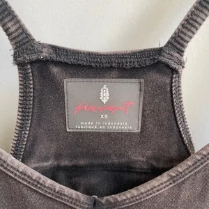 Free People FP Movement Hot Shot Onesie‎ Womens XS Washed Black Relaxed Jumpsuit thumbnail 7