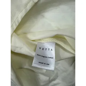 Vetta Sleeveless Button Down‎ Shirt Ivory Collared Top XS thumbnail 6
