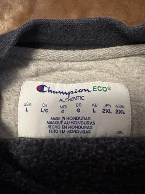 Champion men’s navy sweatshirt thumbnail 4