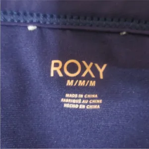 Roxy Navy Tropical/ Floral Bikini Bottoms thumbnail 4