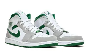Air Jordan 1 Mid SE Grey Pine thumbnail 1