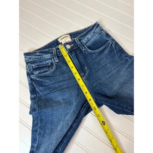 NWOT L’AGENCE Marty Mid-Rise Flared Jeans Slim Fit Acid Wash Blue Womens Size 23 thumbnail 4