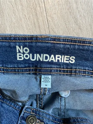 No Boundaries Women's Boot Cut Jeans - Denim Blue thumbnail 2