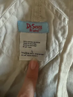 The Grinch Vintage Overalls Dr. Seuss brand thumbnail 4