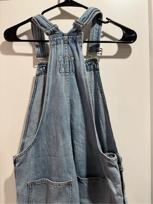 GAP Light Blue Denim Overalls‎ Size XS thumbnail 5