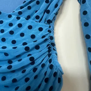 Lovers+ Friends Blue and Black Dotted Bodysuit thumbnail 2