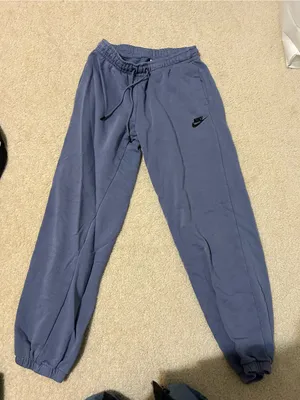 Nike Purple Cuffed Sweatpants thumbnail 1