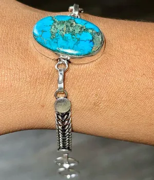 Cloud Mountain Turquoise Bracelet 7” thumbnail 1