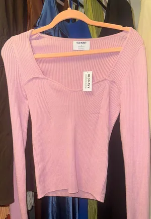 Old Navy Pink sweater Top thumbnail 1