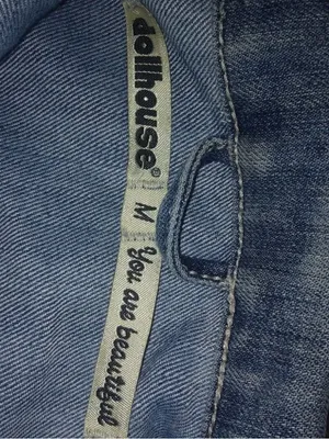 Dollhouse MJ Y2K Jeans Vest Crop Juniors thumbnail 4