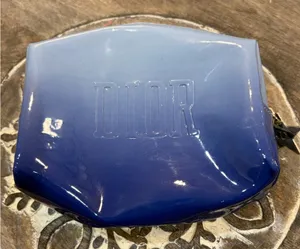 Christian Dior Aqua Blue PVC Accessories Cosmetics Pouch Women's Novelty China thumbnail 1