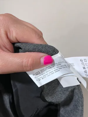 NWT ZARA Zara "The Modern High-Rise" pants gray high-rise waist size 12 thumbnail 9