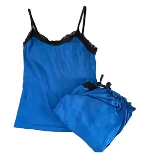 Blue lace pajama set Size XS thumbnail 1