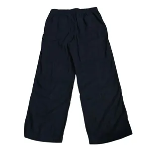 Gap Women’s Size S Linen Blend Pull On Wide Leg Pants Black thumbnail 2