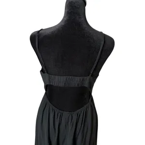 A New Day Whimsigoth Grunge Open Back Tiered Cami Black Maxi Dress Womens S Cut Out thumbnail 5