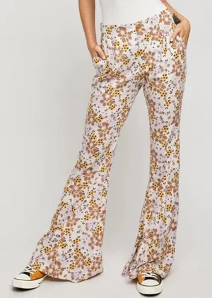 Free People Can't Take My Eyes Off Pant in Tea Combo Sz Small Retro 70s thumbnail 1