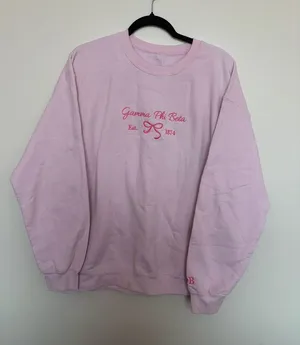 Pink Gamma Phi Beta Crewneck Sweatshirt Size M thumbnail 1