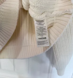 Maeve Anthropologie Cream Chunky Sweater thumbnail 4